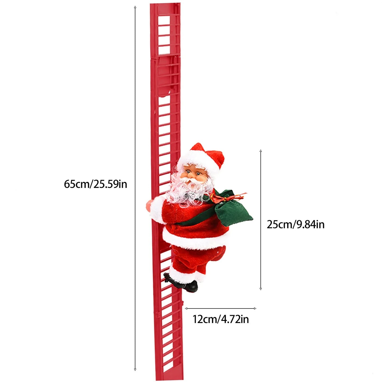 Climbing Ladder Santa Claus