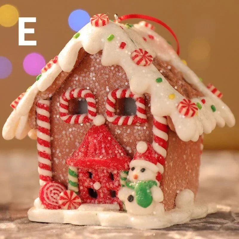 "Christmas Gingerbread House Ornament – Creative Hanging Decoration for Tree & Home "