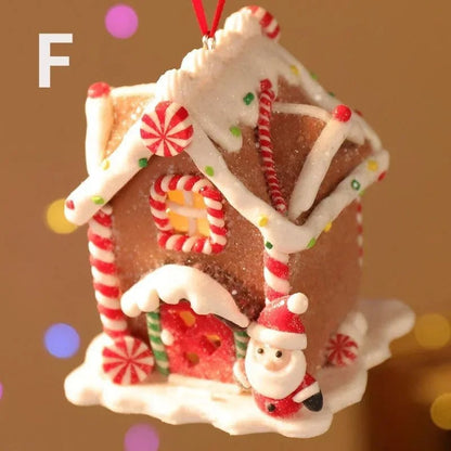 "Christmas Gingerbread House Ornament – Creative Hanging Decoration for Tree & Home "