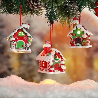 "Christmas Gingerbread House Ornament – Creative Hanging Decoration for Tree & Home "