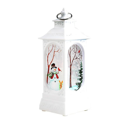 "Cartoon Santa Claus & Snowman Night Light – Festive Table Ornaments for Christmas 2024"