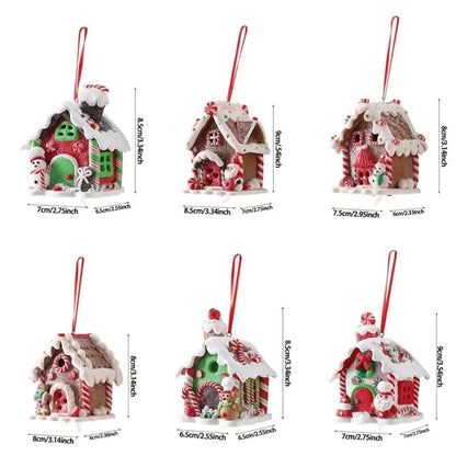 "Christmas Gingerbread House Ornament – Creative Hanging Decoration for Tree & Home "