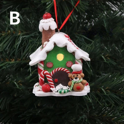 "Christmas Gingerbread House Ornament – Creative Hanging Decoration for Tree & Home "