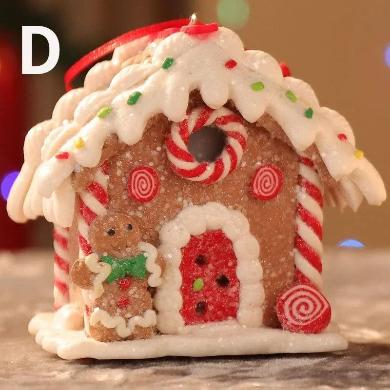 "Christmas Gingerbread House Ornament – Creative Hanging Decoration for Tree & Home "